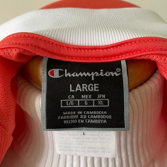 NWOT Champion Orange Sports Jacket, Size L - Picture 14 of 15
